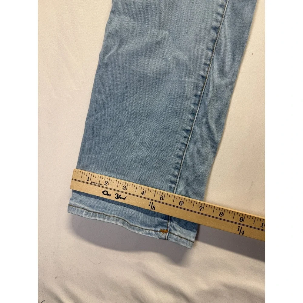 True Religion Billie Mid Rise Straight Jeans Men 32 Blue Light Wash Denim Cotton
